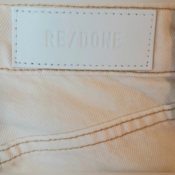 Levi's Redone White Vintage Women's Jeans High Rise Straight Leg Size 24 NWT - Picture 10 of 16